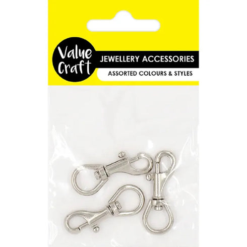 38mm Lobster Clasp with Swivel Clip